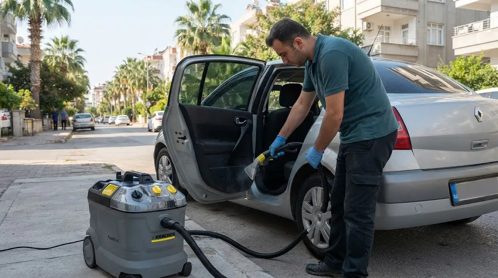 Mersin araç koltuğu yıkama